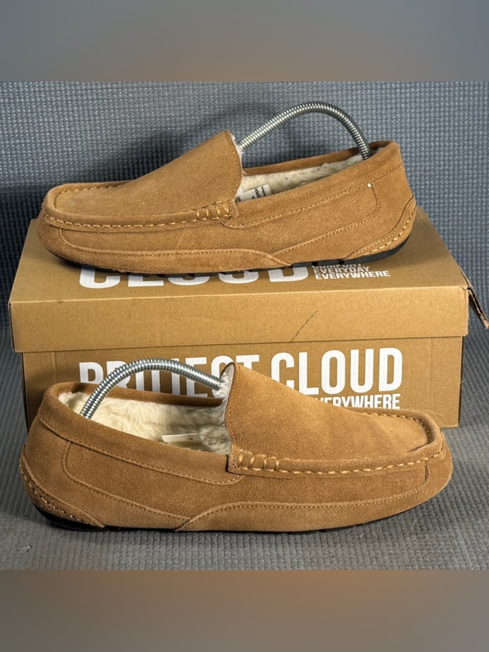Project Cloud Women’s Oswin Suede Slip On Comfort Slippers Size 10